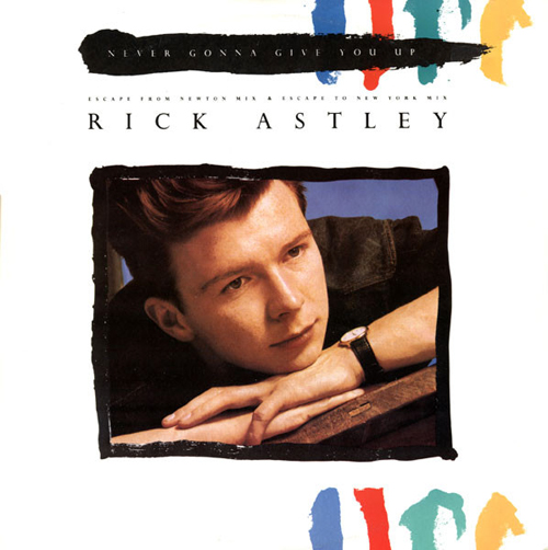 Rick Astley Never Gonna Give You Up maxi Pop Music Deluxe